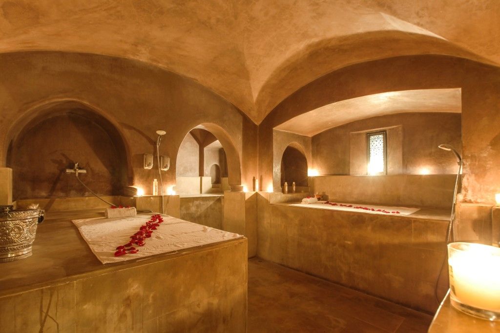 Hivernage Hotel & Spa Marrakesh Exterior photo A hammam in Marrakech, Morocco